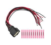 A ABSOPRO No.55112988AE/55112989AE Kit De Réparation De Câble De Phare pour Ram 1500 2019-2024 Connecteur De Phare Et Feu Arrière 12 Bornes 30cm/11.81" 1 Jeu