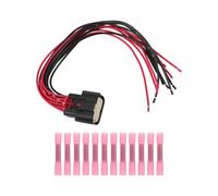 A ABSOPRO No.68316080AC/68316080AD Kit De Réparation De Câble De Phare Pour Ram 1500 2019-2024 Connecteur De Phare 12 Bornes 30cm/11.81" 1 Jeu