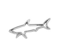 A ABSOPRO Requin Motif Auto Adhésif Décoratif Autocollant Décalque Argenté