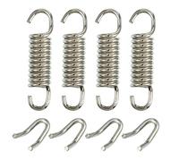 A ABSOPRO Ressort D'Échappement avec Crochet 43mm 4 Pcs INOX pour Moto ATV