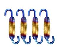 A ABSOPRO Ressort D'Échappement pour Moto 4 Pcs 58mm Acier INOX
