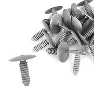 A ABSOPRO Rivets Fixations Garniture Panneau Retenue Clips Gris (Ensemble de 20)