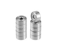 A ABSOPRO Roulements À Billes MR62ZZ 10 Pcs Argenté Acier Profond Gorge