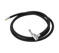 A ABSOPRO Tube De Rallonge Pour Gonfleur De Pneus Durable 160 Cm M8X0.8 15.5Mm Od Adaptateur De Tuyau D'Extension De Pompe À Air Pour Valve De Pneu En Nylon Noir 1 Pièce