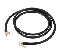 A ABSOPRO Tube De Rallonge Pour Gonfleur De Pneus Durable 180 Cm M8X0.8 8Mm Id Adaptateur De Tuyau D'Extension De Pompe À Air Pour Valve De Pneu En Caoutchouc Dégonflable Noir 1Pc