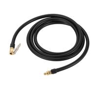 A ABSOPRO Tube De Rallonge Pour Gonfleur De Pneus Durable 200 Cm M8X0.8 8Mm Id Adaptateur De Tuyau D'Extension De Pompe À Air Pour Valve De Pneu En Caoutchouc Dégonflable Noir 1Pc