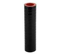 A ABSOPRO Tuyau De Silicone Noir Rouge 1 Pièce Pour Liquide Refroidisement | 20Mm Id, 127Mm Longueur, 0 Degré, 5mm Épaisseur, -60℃~300℃, 1Mpa, Pour Huile Moteur, Frein, Antigel, Vent Chaud/Froid