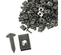 A ABSOPRO U Clip Vis Auto Dash Garniture 4.2x16mm Métal MilitaireVert (Ensemble de 100)