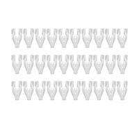 A ABSOPRO Voiture Garniture Agrafes Remplacement pour Honda - 30 pcs Blanc