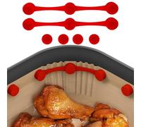 A Aimant Aerfryer - Fixateur de papier parchemin, fermeture durable | Porte de serrure aimants pour revêtements d'aerfryer, accessoire de cuisine polyvalent pour les familles et les amateurs de