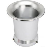 à Air Carburation 55mm x 75mm Compatible PWK30 PE28 - Embouchure d'Admission en Alliage Léger - Améliore la Puissance du Moteur pour Racing Trial(Silver)