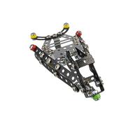 A ALEXANDER Constructor Fighter - Jeu de Construction Métallique - Vaisseau Spatial à Assembler - 201 Pièces - Coffret Éducatif dès 8 Ans