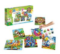 A ALEXANDER Sandy - Coffret Peinture au Sable - Grand Set Créatif - 6 Tableaux Artistiques - Activité Manuelle Enfant dès 4 Ans