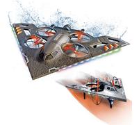 A Alpha Avion RC 3-en-1 - Avion Télécommandé pour Air, Terre et Eau, Jet RC Drone Jouet pour Enfants et Adultes