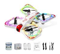 A Alpha Mini Drone avec Camera Enfant, 720P Drone radiocommandés Avion Télécommandé Enfant Cadeau Jouet 7 8 9 10 Ans Garcon idéal pour l'intérieur et l'extérieur, idéal pour garçons et Filles
