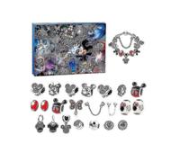 (A)Anime Disney Lilo Stitch Alloy Charm Accessories Christmas Advent Calendar Bracelet Necklace Trinket Diy Jewelry Countdown Calendar-w3