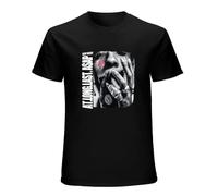 A$AP Rocky at Long Last Unisex 100% Cotton Short-Sleeve T-Shirts Black XXL