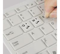 (A) Arabic Keyboard Stickers For Any Laptop Computer Pc Desktop Notebook With Letter