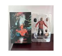 (A-avec boîte) NECA Freddy Krueger Figurine d'action Modèle de collection Jouet Halloween Christina