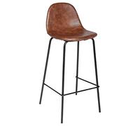 Lot de 2 Chaises de Bar "Vladi" 95cm Marron