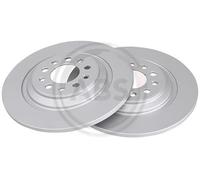 A.B.S. 18706 2x Disque de frein Arrière Ø320mm Hauteur: 33,2mm Épaisseur: 12mm Cercle de percage -Ø: 110mm plein