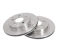 A.B.S. 2X Disque De Frein Ø293Mm Arrière Ventilé Pour Chevrolet Camaro 16465