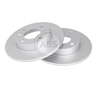 A.B.S. 2X Disque De Frein Arrière 232 Complet Pour VW Polo 6N2 6N1 6KV5 6X1 6E1