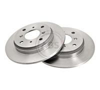 A.B.S. 2X Disque De Frein Arrière 260 Voll Pour Honda Prelude IV BB Accord CC1