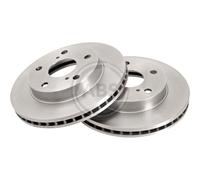 A.B.S. 2X Disque De Frein Avant 255 Ventilé Pour Toyota Previa _R1_ _R2_