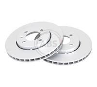 A.B.S. 2X Disque De Frein Avant 256 Ventilé Pour VW UP 121 122 BL1 BL2