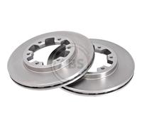 2x A.B.S. 16078 Disque de frein pour NISSAN NAVARA (D22) PICK UP (D21) 267mm