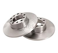 A.B.S. 2X Disque De Frein Avant 278 Voll Pour Mercedes-Benz Saloon W123