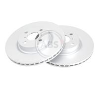 2x Disque de frein ventilé 18542 A.B.S. pour TOYOTA YARIS