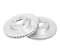 2x Disque de frein ventilé 17468 A.B.S. pour HONDA ACCORD VII Tourer ACCORD VII