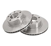 A.B.S. 2X Disque De Frein Avant 284 Ventilé Pour BMW 5E E28 Alpina B6 E21