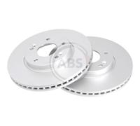 A. B. S.2x Disque de Frein Avant Ø288 MM Ventilé pour Hyundai i30 Pde 1.4 T-Gdi