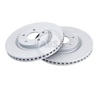 A.B.S. 2X Disque De Frein Avant Ø320 Mm Ventilé Pour Nissan X-Trail T32_ 1.6 Dci