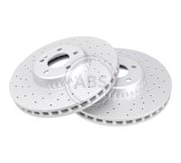 A.B.S. 2X Disque De Frein Avant Ø342 Mm Pour Mercedes-Benz C-Class T-Model S205