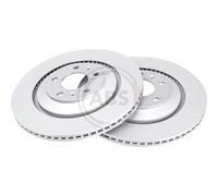A. B. S.2x Disques de Frein Arrière Ø335 MM pour VW Phaeton 3D_3.0 V6 Tdi