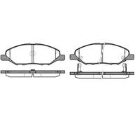 A.B.S. 35131 Plaquettes de freins Avant pour NISSAN MICRA III (K12)