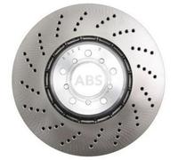 A.B.S. Coated Disque de frein pour BMW 5 Berline (E60) 376mm 18054