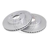 2x Disque de frein ventilé 17414 A.B.S. pour CHEVROLET DAEWOO