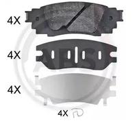 A.B.S. Plaquettes de frein Arrière pour TOYOTA C-HR (AX10) pour LEXUS RX (L2)