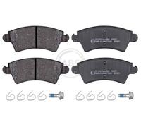 A.B.S. Plaquettes de frein Avant convient pour PEUGEOT 206 3/5 portes (2A/C)