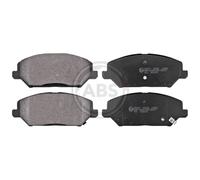 A.B.S. Plaquettes de frein avant 35187 – Jeu de 4, indicateur d'usure 19,8 mm