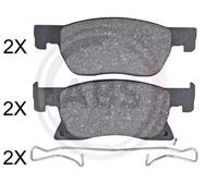 A.B.S. Plaquettes de frein Avant pour OPEL Astra K Sports Tourer (B16) 35123