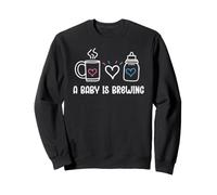 A Baby is Brewing Baby Shower Mom and Dad to Be Mommy Coffee Sweatshirt