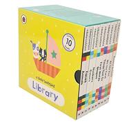 A Baby Ladybird Library 10 Books Collection Set (Animals, Faces, Colours, Numbers, Shapes, First Words, Things That Go, On the Farm, At the Zoo, Animal Sounds)