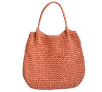 À Bandoulière Bohème En Paille Pour Femmes À Main De Plage Tissé Spacieux Avec Poignée Confortable Grand Panier Sous Les Bras