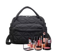 à bandoulière élégant pour femme - à bandoulière de couleur unie avec fermeture éclair, fourre-tout confortable avec poignée, doublure en coton matelassé, à dos moderne pour la vie quo